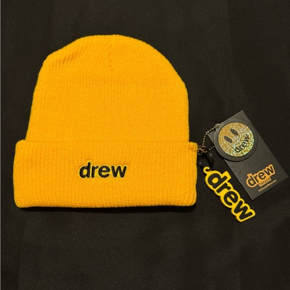 Drew House Yellow Beanie - Picture 1 of 2